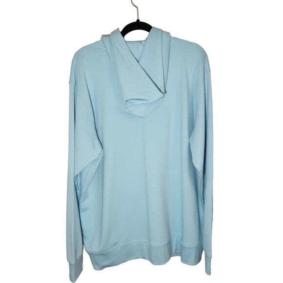 Life Is Good Light Blue Hooded Sweatshirt Size Men's XXL Fishing Gift Soft - Picture 2 of 8